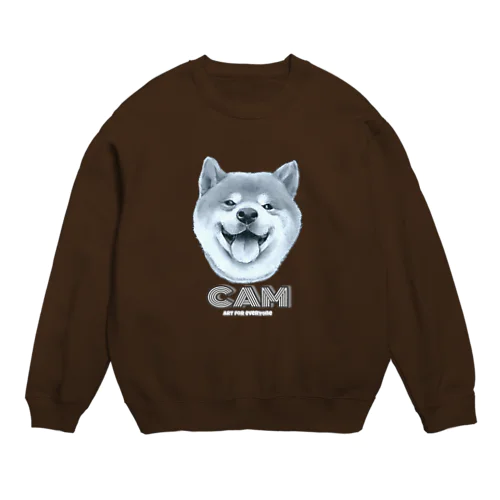 チョークアート シバさん Crew Neck Sweatshirt