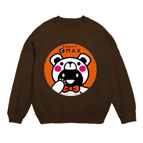 support(く)MAX face Crew Neck Sweatshirt