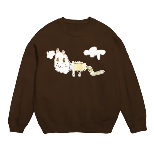 おそうのネコちゃん　WH Crew Neck Sweatshirt