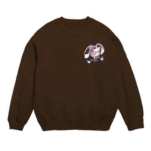 一ノ瀬彩ちびｷｬﾗ【ﾆｺｲｽﾞﾑ様Design】 Crew Neck Sweatshirt