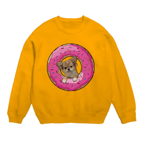 ドーナツぼんちゃん🍩 Crew Neck Sweatshirt