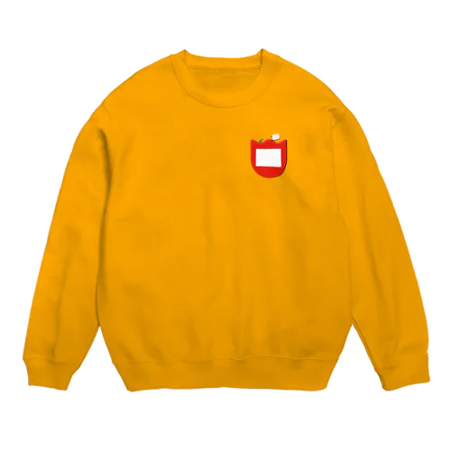 幼稚園バッジ「チューリップ名札」 Crew Neck Sweatshirt