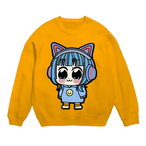 照れぐちこ Crew Neck Sweatshirt