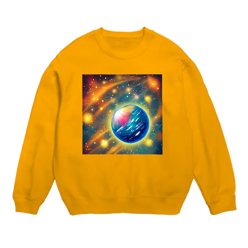 瑠璃色の地球 Crew Neck Sweatshirt
