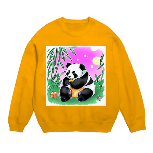 夏のパンダ Crew Neck Sweatshirt