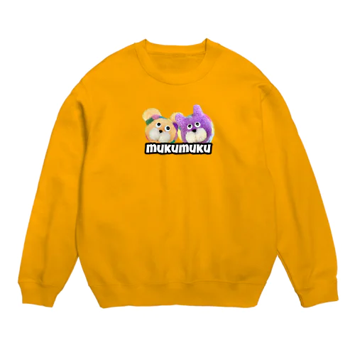 ペアむくむく Crew Neck Sweatshirt