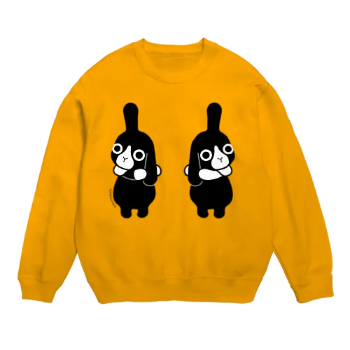 美容に気を使ううさぎ＊ウェア Crew Neck Sweatshirt