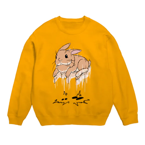 跳ねうさぎ Crew Neck Sweatshirt