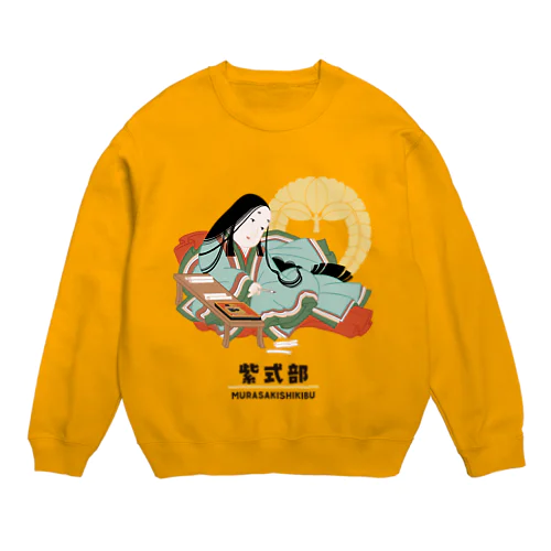 偉人シリーズ_紫式部 Crew Neck Sweatshirt