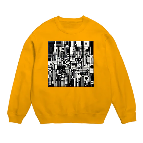 ジオメトリックハーモニー Crew Neck Sweatshirt