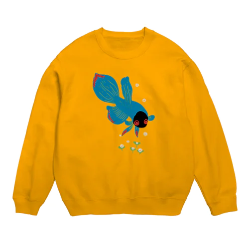 泡が気になるベタちゃん Crew Neck Sweatshirt