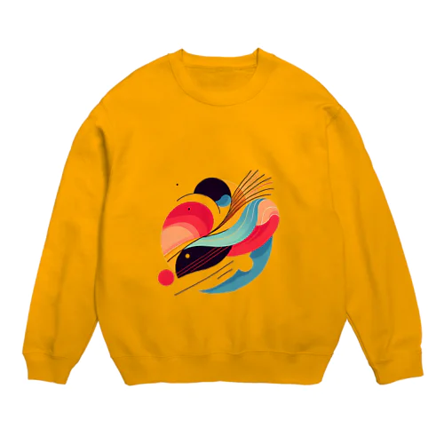 カラーウィスパー Crew Neck Sweatshirt