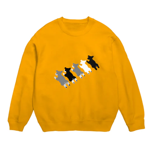 シュナ足 Crew Neck Sweatshirt