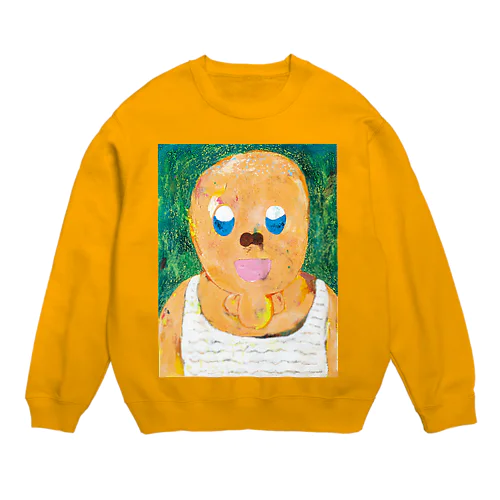 ちんあごおじさん Crew Neck Sweatshirt