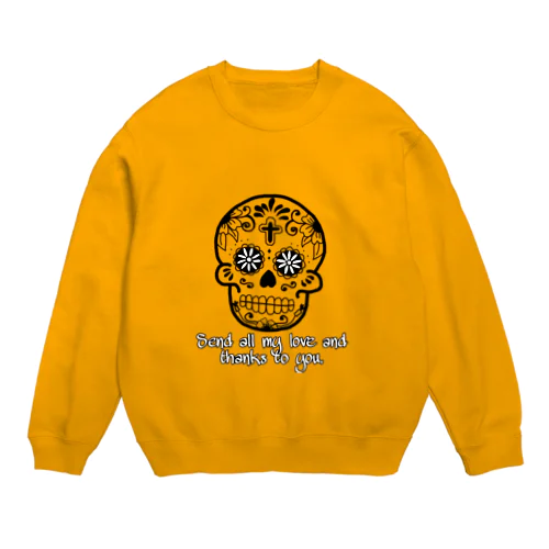 がいこつ Crew Neck Sweatshirt