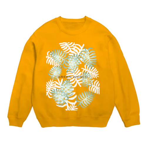 Green world② Crew Neck Sweatshirt