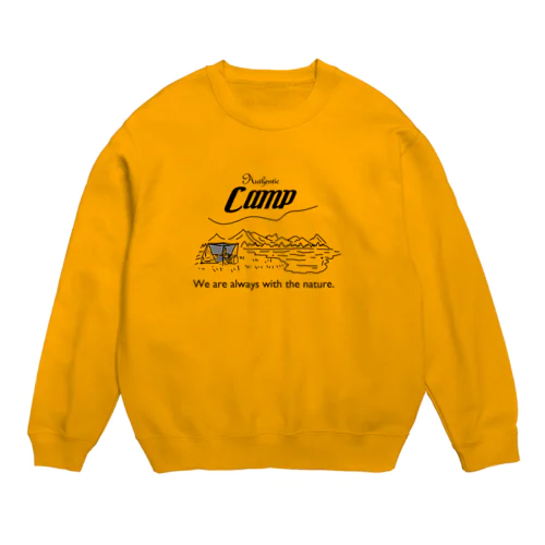 水辺のキャンプ Crew Neck Sweatshirt