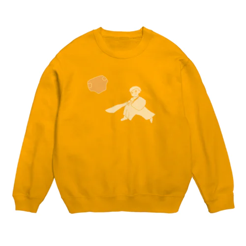 真剣！おむつかえ勝負 Crew Neck Sweatshirt