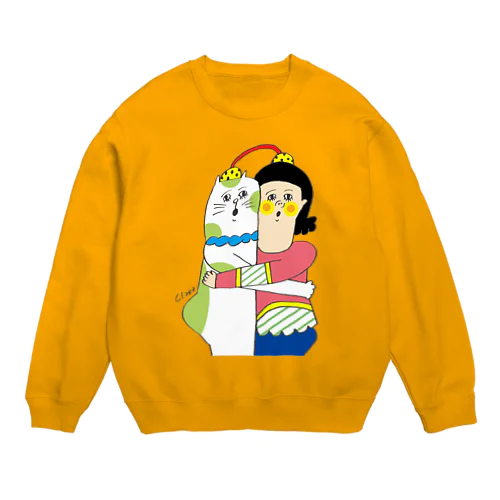 なかよしこよし Crew Neck Sweatshirt