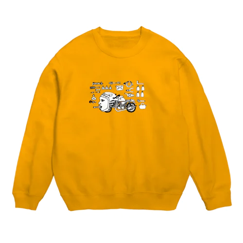 モンスターマシン01 Crew Neck Sweatshirt