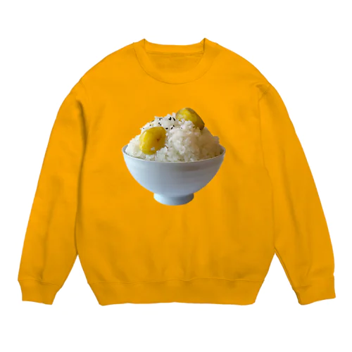 栗ご飯（黒ごまあり） Crew Neck Sweatshirt