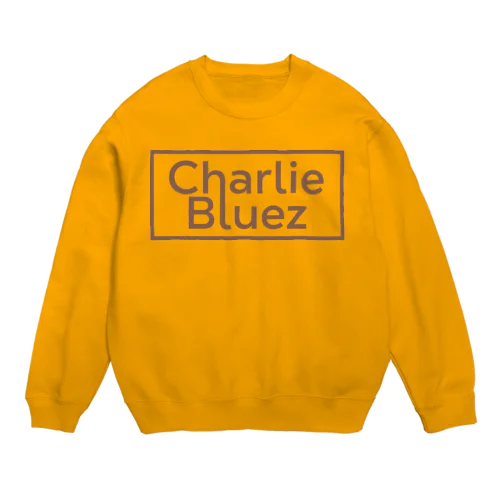 CharlieBluezロゴデザイン Crew Neck Sweatshirt