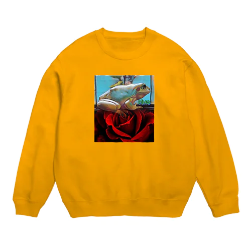 薔薇とピノ🐸 Crew Neck Sweatshirt