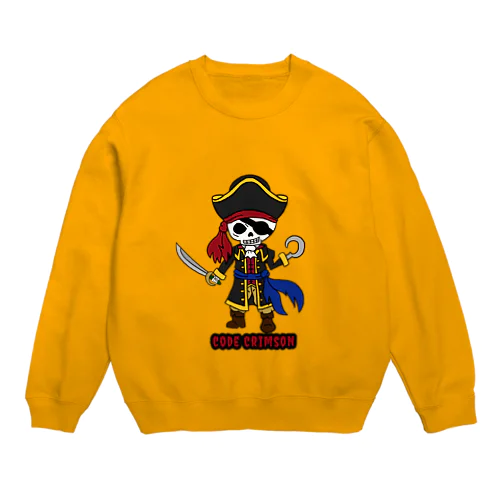 海賊キャプテン Crew Neck Sweatshirt