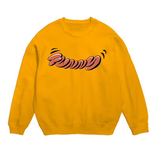 FUNNYロゴ Crew Neck Sweatshirt