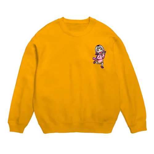 妻の爪楊枝さきこ Crew Neck Sweatshirt