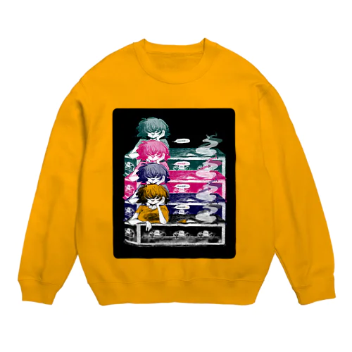 バグる酸味と棺桶 Crew Neck Sweatshirt