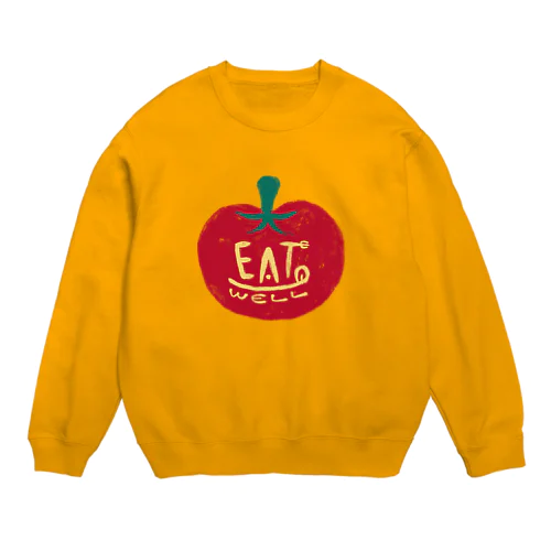 🍅 有機栽培とまと 🍅 Crew Neck Sweatshirt