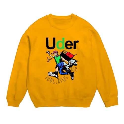 SUNGLASSES BOYS.    “Uder” Crew Neck Sweatshirt