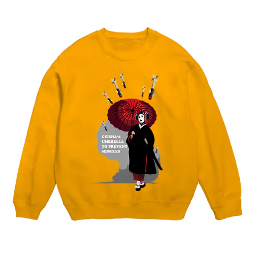 対空防御芸者 Crew Neck Sweatshirt