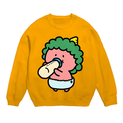 ミルク飲み Crew Neck Sweatshirt