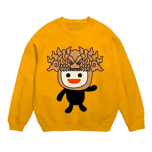 獅子噛っ子 Crew Neck Sweatshirt