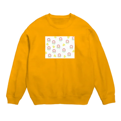 ゆるフラワー♡ Crew Neck Sweatshirt