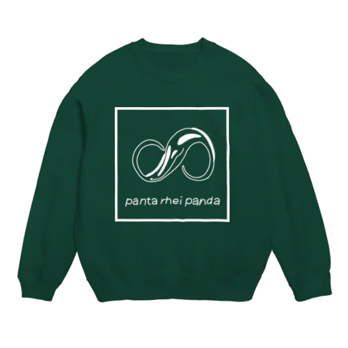 パンタレイパンダ（ホワイト） Crew Neck Sweatshirt