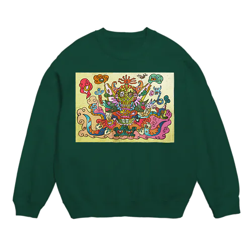 KING marijuana Crew Neck Sweatshirt