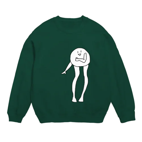 脚が本体 Crew Neck Sweatshirt