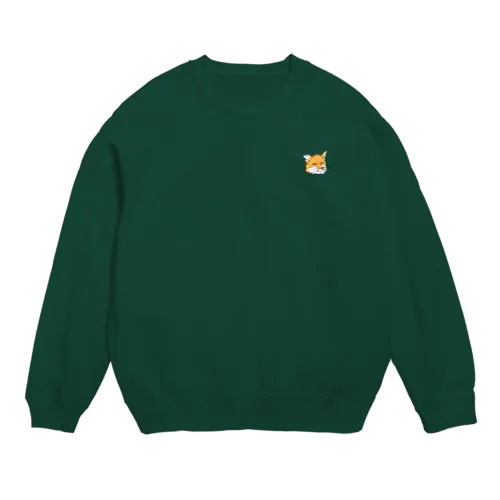 足で描いたキツネ Crew Neck Sweatshirt