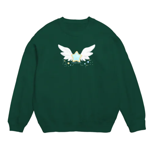 星と羽根 Crew Neck Sweatshirt