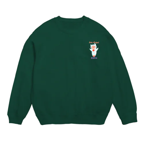 流氷の天使クリオネ② Crew Neck Sweatshirt