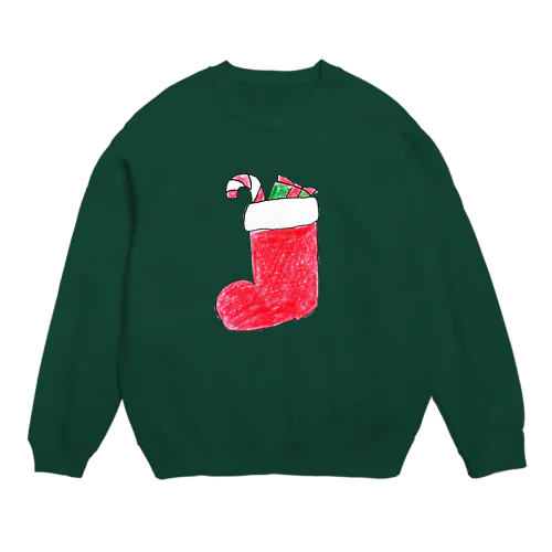 クリスマスブーツ Crew Neck Sweatshirt