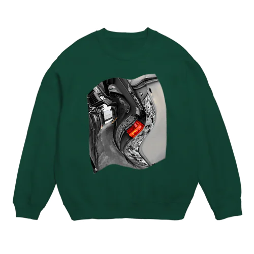 歪み ｢路地裏Ⅱ｣ Crew Neck Sweatshirt