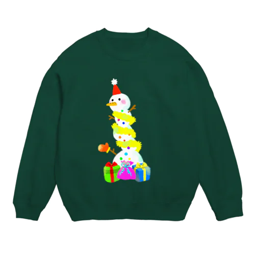 クリスマス仕様ゆきだるま君 Crew Neck Sweatshirt