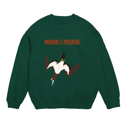 カツオドリdesign3 Crew Neck Sweatshirt