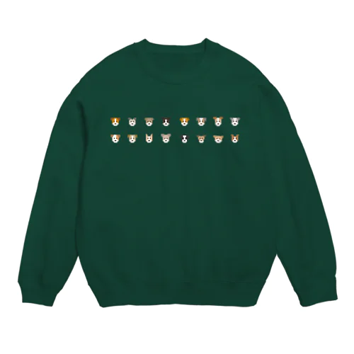 (前面) Jack Russell Terrier Crew Neck Sweatshirt