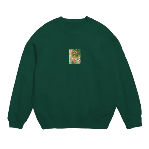 flower01 Crew Neck Sweatshirt