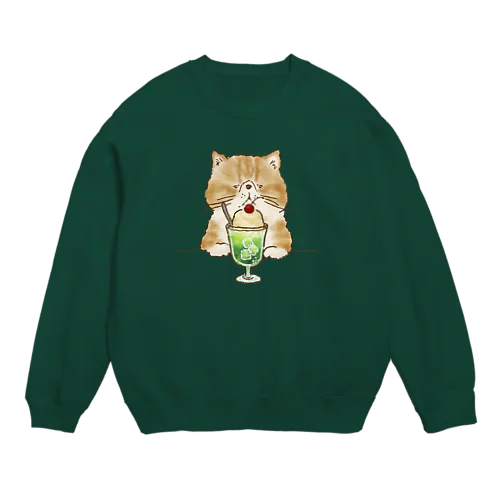 ぼくはこの夏クリームソーダに恋をする Crew Neck Sweatshirt